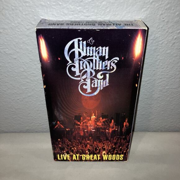 Vhs Used Allman Brothers Band 1992 Live at Great Woods Massachusetts Tested Tape - Picture 1 of 6